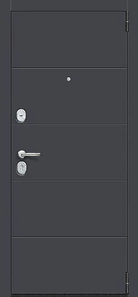 Входная дверь Aurora-15 (Порошковое напыление / МДФ ПВХ) - внешняя сторона